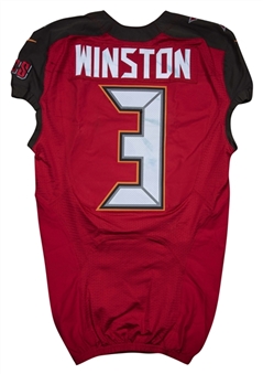 2016 Jameis Winston Game Used & Photo Matched Tampa Bay Buccaneers Home Jersey (Resolution Photomatching)